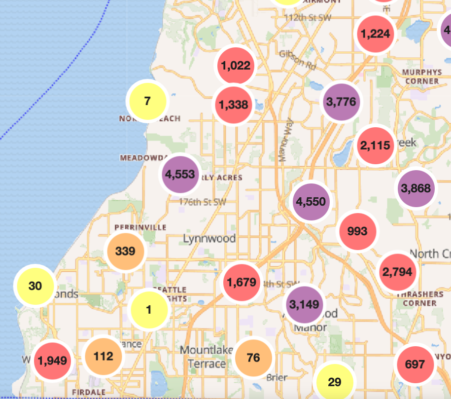 Thousands without power, one dies in SW Snohomish County after